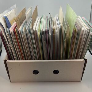 Vintage greeting, birthday,‎ thinking of you card lot bundle